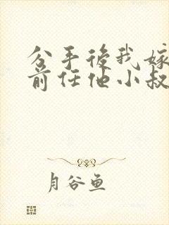 分手后我嫁给了前任他小叔(1v1 调教/sp