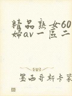 精品熟女60老妇av一区二区