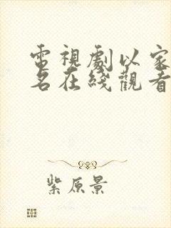 电视剧以家人之名在线观看