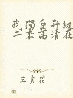 我独自升级 第二季高清在线观看免费