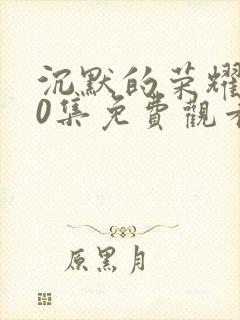 沉默的荣耀第40集免费观看