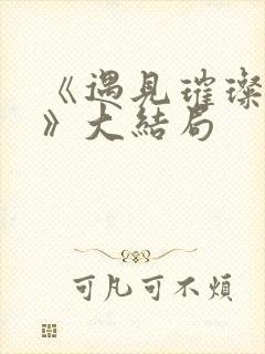 《遇见璀璨的你》大结局