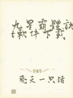 九星霸体诀txt软件下载