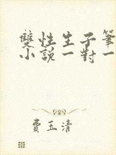 双性生子笔趣阁小说一对一