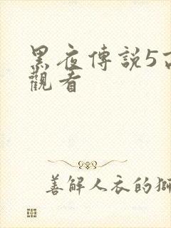 黑夜传说5高清观看