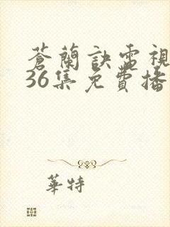 苍兰诀电视剧第36集免费播放封面