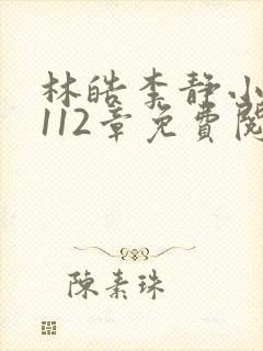 林皓李静小说1112章免费阅读