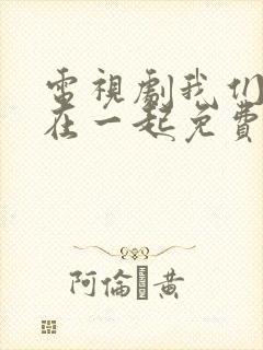 电视剧我们好好在一起免费观看完整版封面