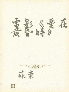 电影《爱在日落黄昏时》