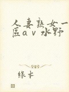 人妻熟女一区二区aⅴ水野