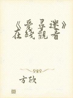 《爱寻迷》电影在线观看