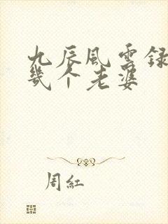 九辰风云录男主几个老婆