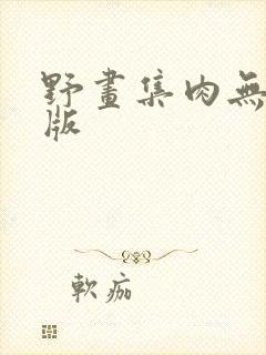 野画集肉无删减版