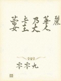 蕾卡乃华丽我的女王大人