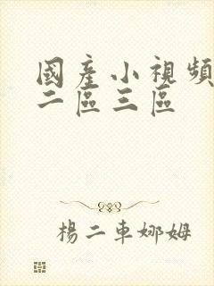 国产小视频一区二区三区