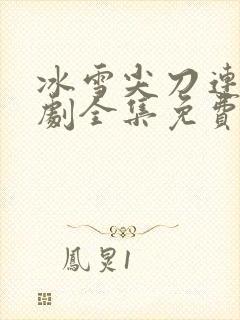 冰雪尖刀连电视剧全集免费