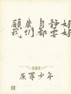 愿岁月静好,愿我们都要好好的封面