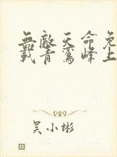 无敌天命免费下载青鸾峰上封面