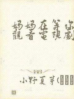 妈妈在等你免费观看电视剧第16集