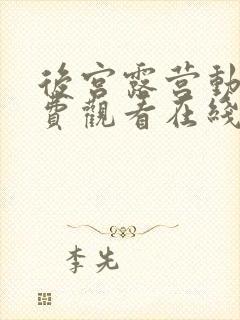 后宫露营动漫免费观看在线