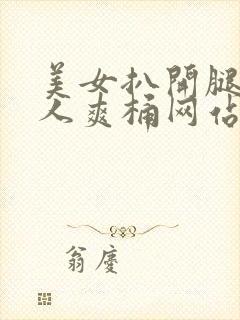 美女扒开腿让男人爽桶网站封面