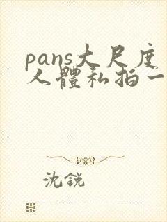 pans大尺度人体私拍一区