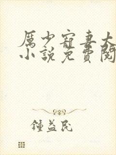 厉少宠妻太霸道小说免费阅读