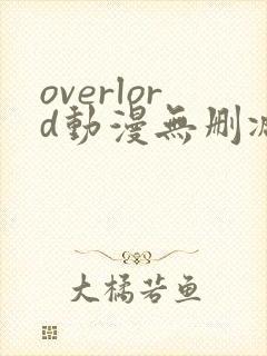 overlord动漫无删减在线播放全集