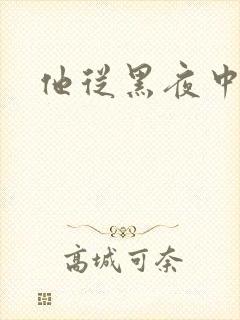 他从黑夜中相拥