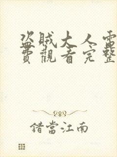 盗贼大人电影免费观看完整版高清