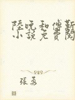 陆晚和傅靳洲的小说免费阅读封面