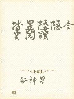 踏星陆隐全文免费阅读封面