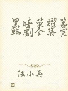 黑暗荣耀第二季韩剧全集完版封面