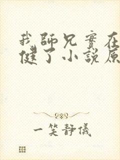 我师兄实在太稳健了小说原著