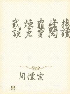 武炼巅峰杨开小说免费阅读无弹窗封面