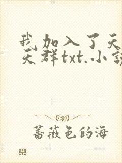 我加入了天庭聊天群txt.小说免费阅读
