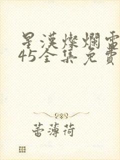 星汉灿烂电视剧45全集免费观看