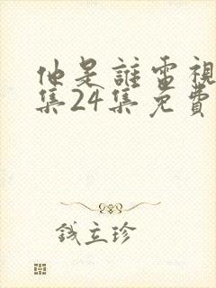 他是谁电视剧全集24集免费播放