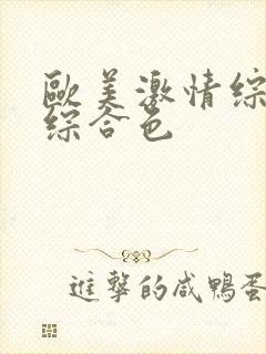 欧美激情综合色综合色