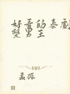 好看的泰剧推荐双男主