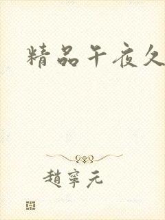 精品午夜久久久