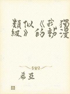 类似《我独自升级》的动漫