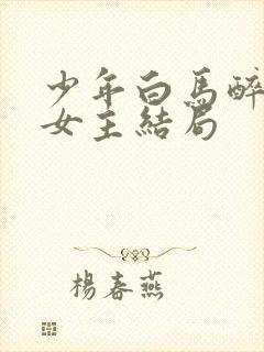 少年白马醉春风女主结局封面