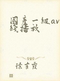 国产一级av在线播放