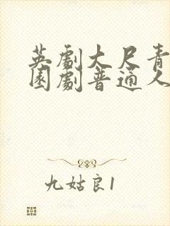 英剧大尺青春校园剧普通人封面