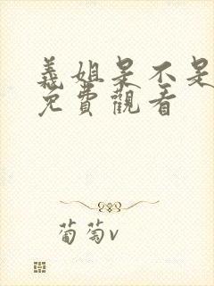 义姐是不是良妈免费观看封面