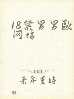 18禁男男欧美网站