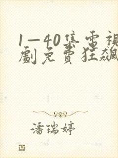 1—40集电视剧免费狂飙