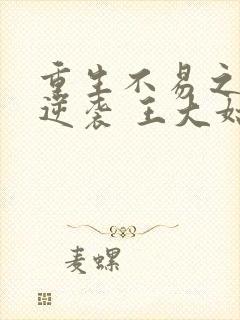 重生不易之医女逆袭 王大姑娘