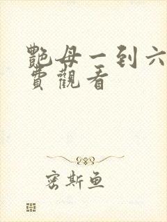 艳母一到六集免费观看封面